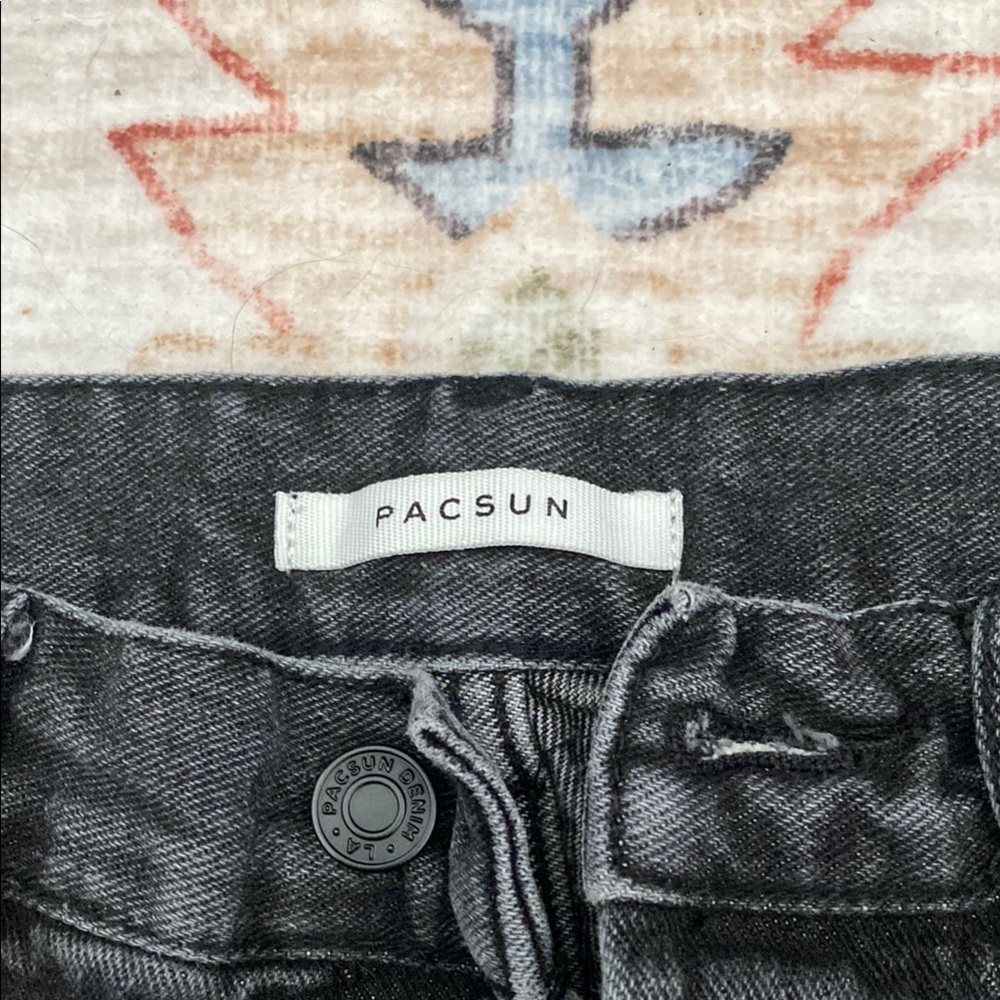 PacSun Charcoal Denim Pants - Picture 2 of 5
